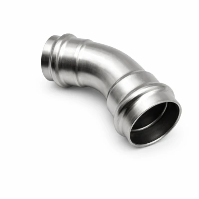 Stainless steel 45° press elbow