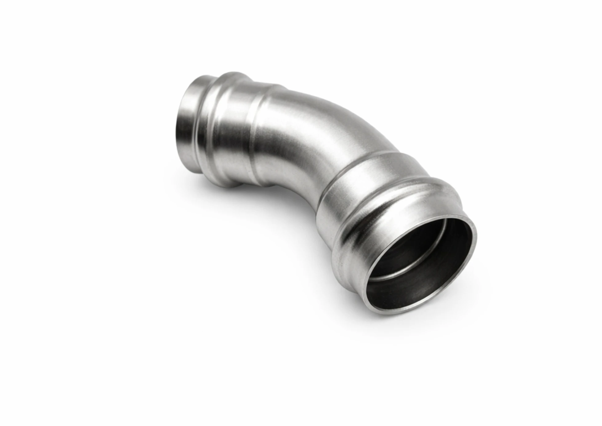 Stainless steel 45° press elbow